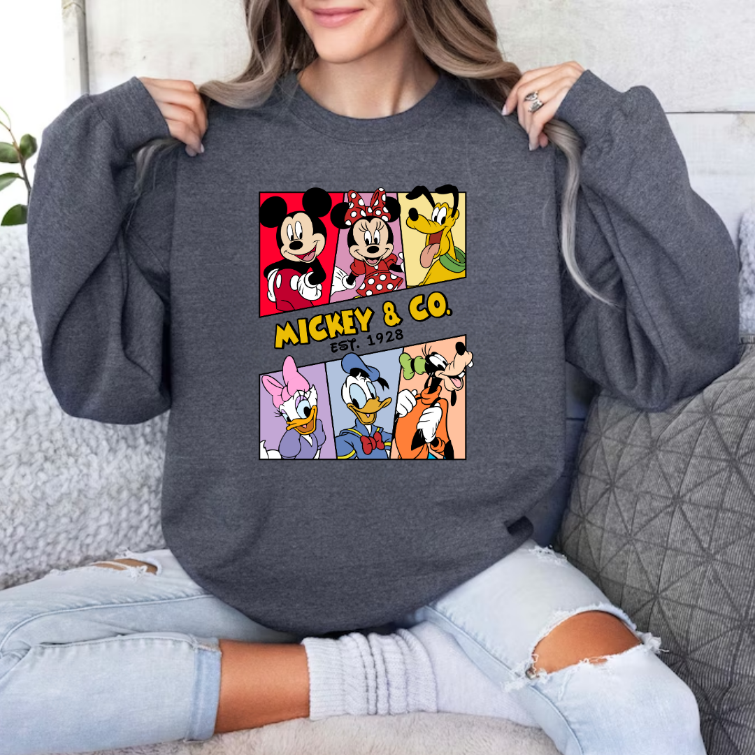 Mickey and Co T-shirt and Sweatshirt