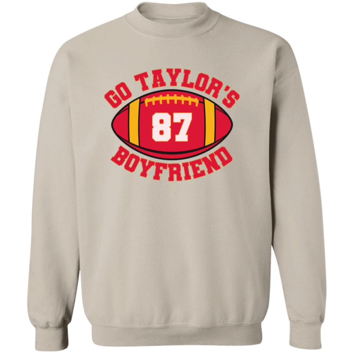 Go Taylor's Boyfriend Football | Sweatshirt - Gifting Headquarters