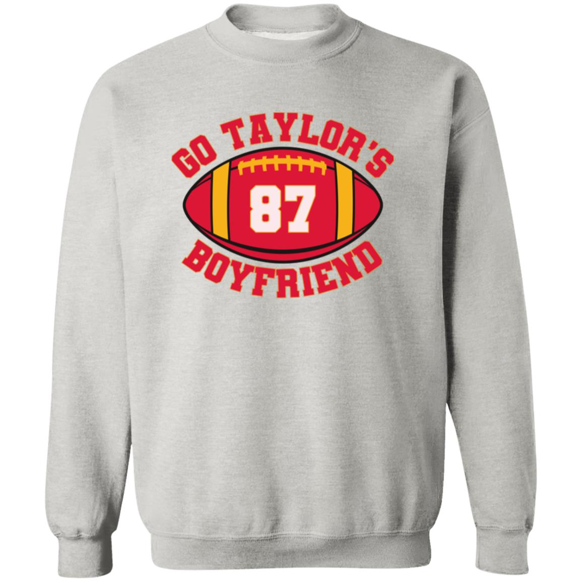 Go Taylor's Boyfriend Football | Sweatshirt - Gifting Headquarters