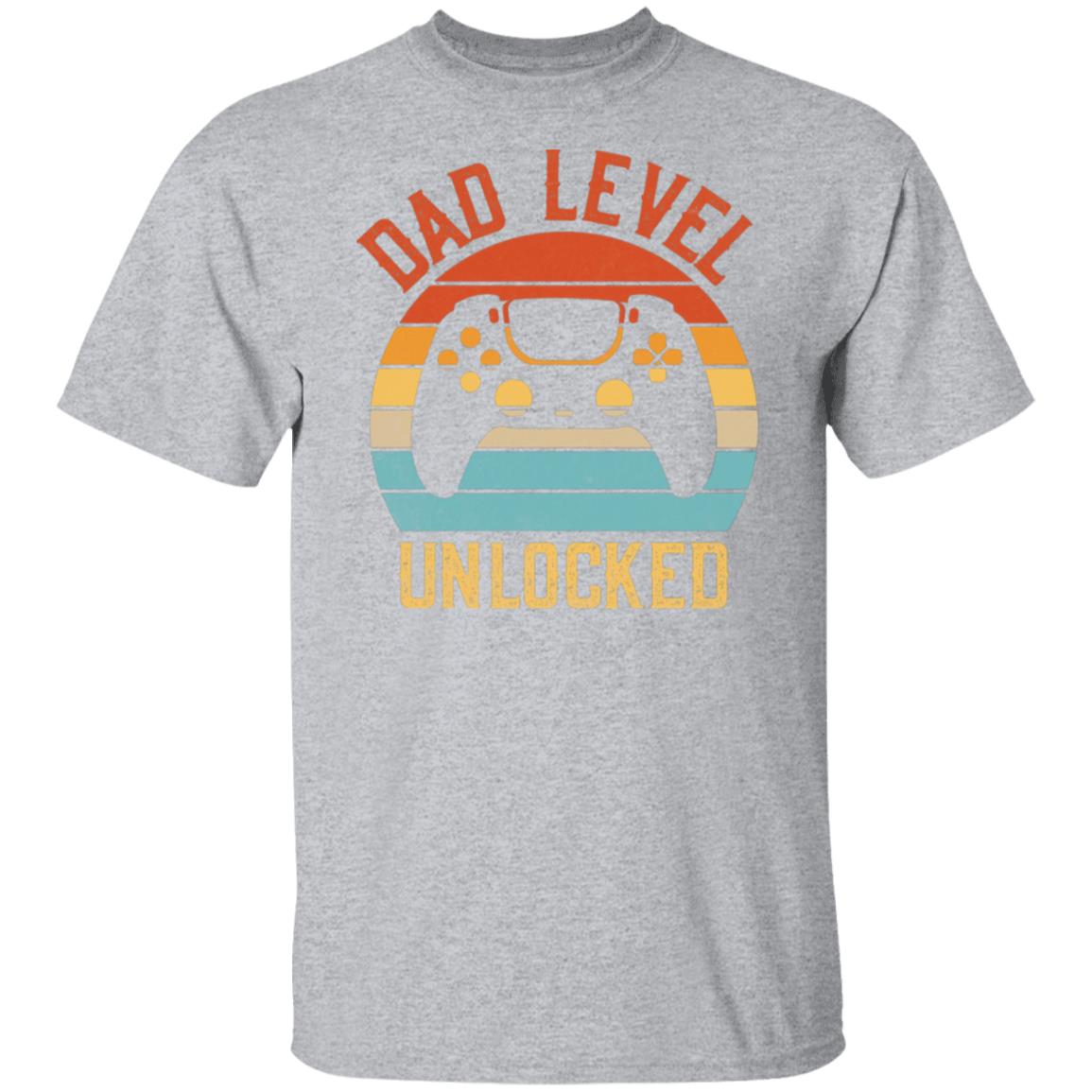 Dad Level unlocked Father's Day T-shirt