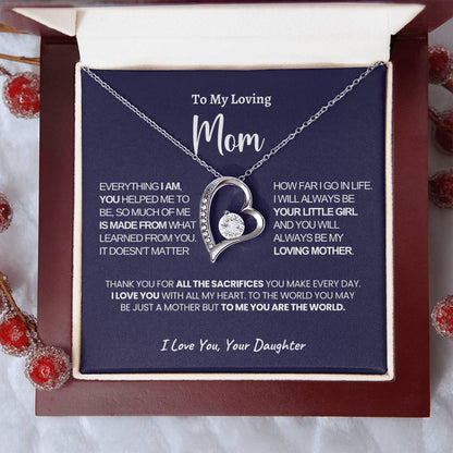 Forever Love Necklace For Mom [From Daughter]