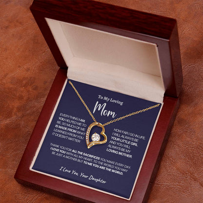 Forever Love Necklace For Mom [From Daughter]