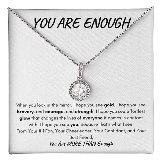 Infinite Worth: You Are Enough | Eternal Hope Pendant - Gifting Headquarters