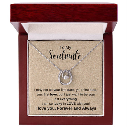 To My Soulmate | Lucky In Love Necklace - Gifting Headquarters To My Soulmate | Lucky In Love Necklace Gifting Headquarters Luxury Box w/LED ShineOn Fulfillment Jewelry