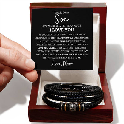 To My Dear Son | A Mother's Eternal Love | Love You Forever Bracelet - Gifting Headquarters