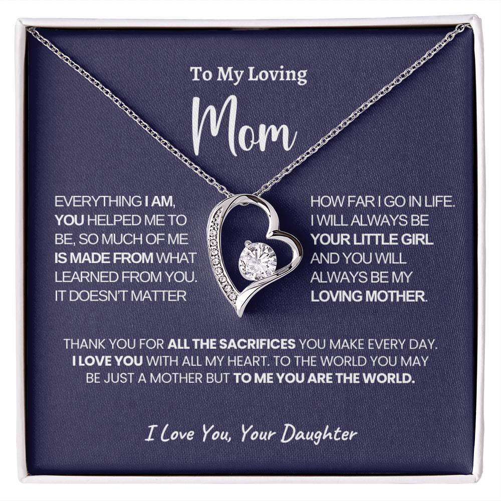 Forever Love Necklace For Mom [From Daughter]