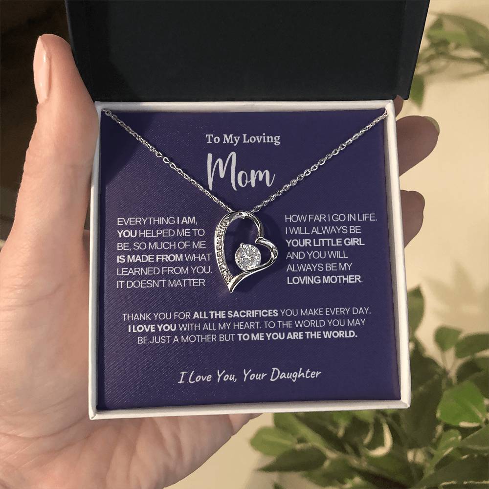 Forever Love Necklace For Mom [From Daughter]