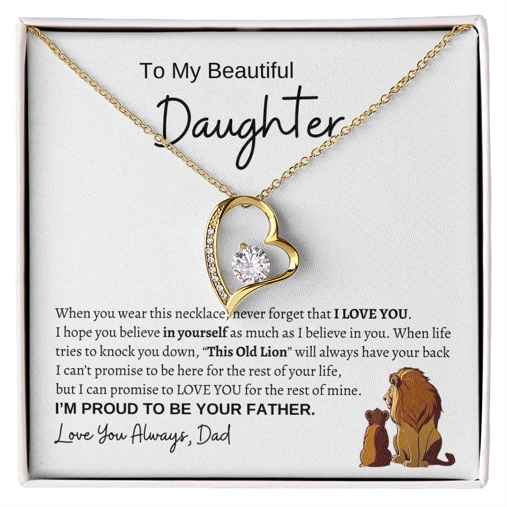 (Almost Sold Out) To My Beautiful Daughter, I'm Proud To Be Your Father