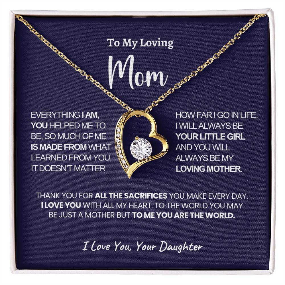 Forever Love Necklace For Mom [From Daughter]